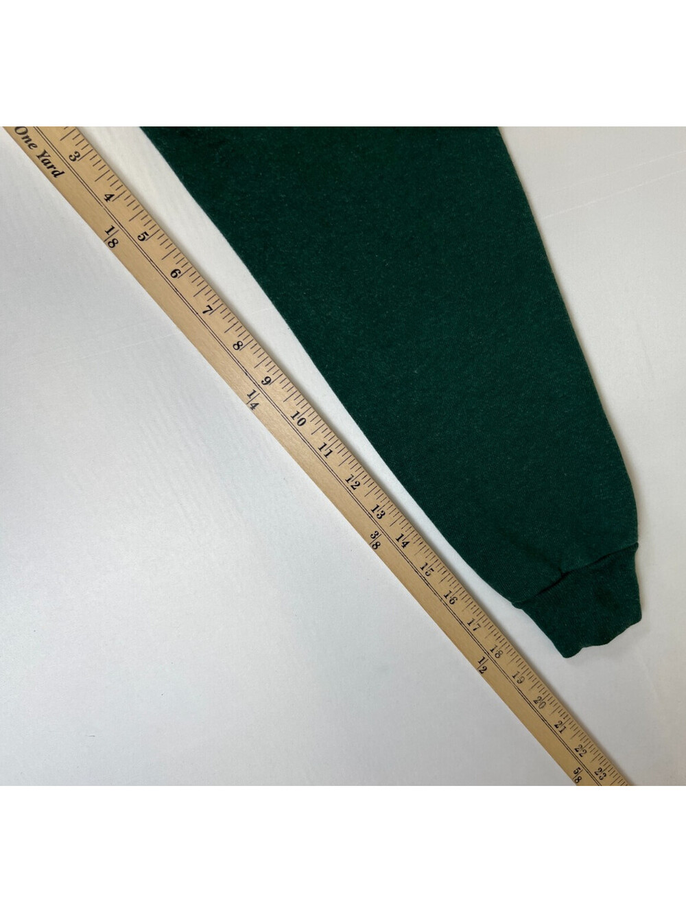 Vintage 80s Morrisville College Green Crewneck Sweatshirt Large USA Artex EUC - Picture 10 of 10